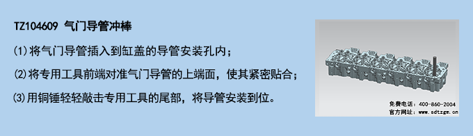 TZ104609 氣門(mén)導(dǎo)管沖棒